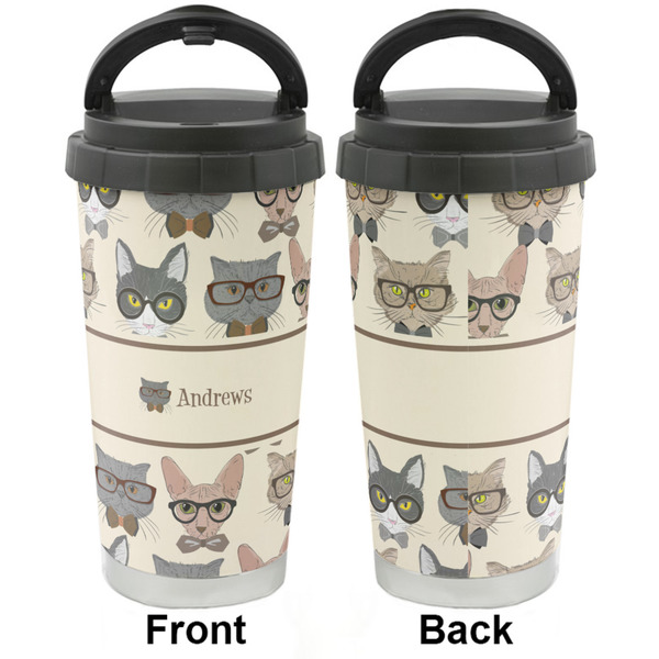 Hipster Cats Stainless Steel Travel Cup - Apvl