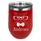Hipster Cats Stemless Stainless Steel Wine Tumbler - Red - Double Sided (Personalized)