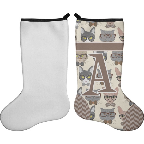 Hipster Cats Stocking - Single-Sided - Approval
