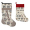 Hipster Cats Stockings - Side by Side compare