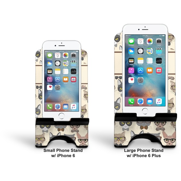 Hipster Cats Stylized Phone Stand - Comparison