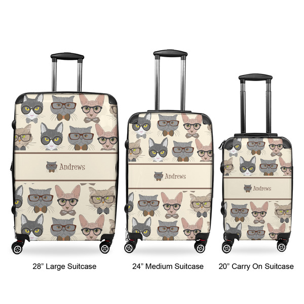 Hipster Cats Suitcase Set 1 - APPROVAL