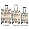 Hipster Cats Suitcase Set 1 - APPROVAL