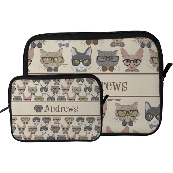 Hipster Cats Tablet Sleeve (Size Comparison)