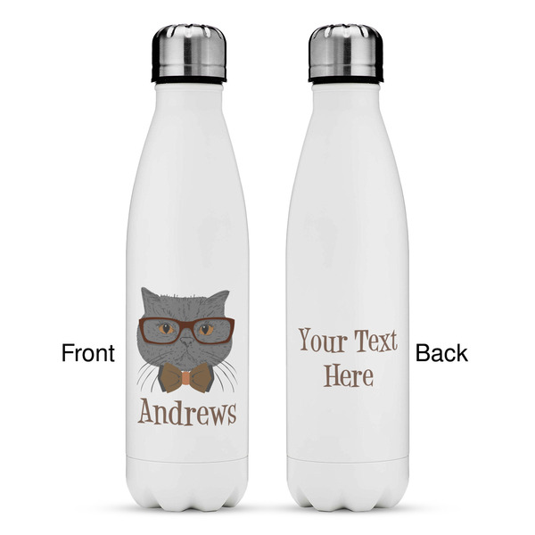 Hipster Cats Tapered Water Bottle - Apvl 17oz.