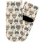 Hipster Cats Toddler Ankle Socks - Single Pair - Front and Back