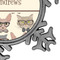 Hipster Cats Vintage Snowflake - Detail