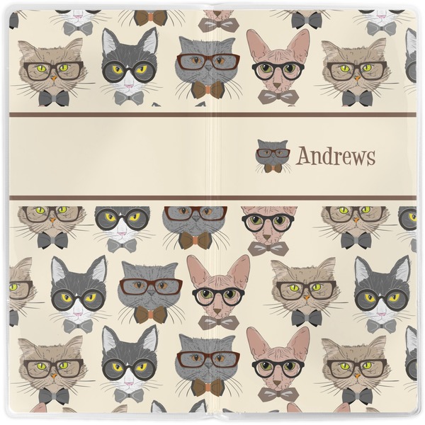 Hipster Cats Vinyl Document Wallet - Apvl