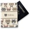 Hipster Cats Vinyl Passport Holder (Personalized)