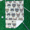 Hipster Cats Waffle Weave Golf Towel - In Context
