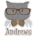 Hipster Cats Graphic Decal - XLarge (Personalized)