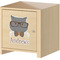 Hipster Cats Wall Graphic on Wooden Cabinet