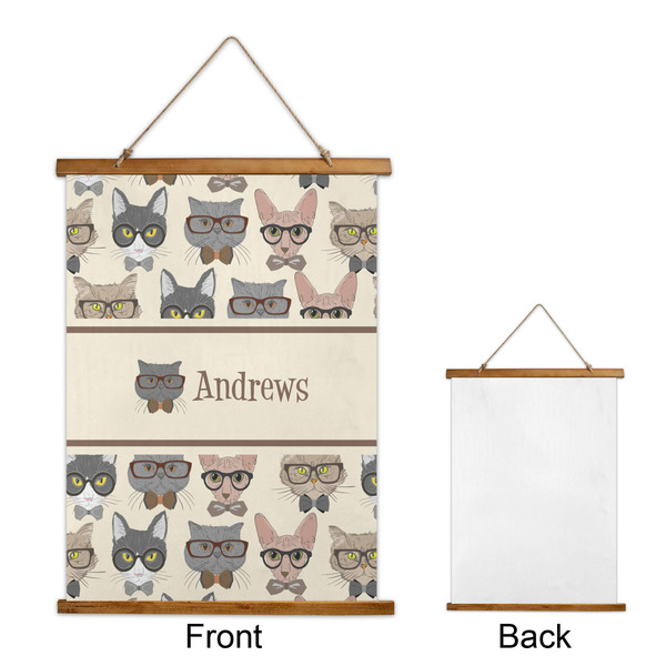 Hipster Cats Wall Hanging Tapestry - Portrait - APPROVAL