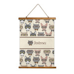 Hipster Cats Wall Hanging Tapestry (Personalized)
