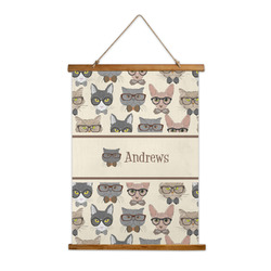 Hipster Cats Wall Hanging Tapestry - Tall (Personalized)