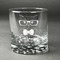 Hipster Cats Whiskey Glass - Front/Approval