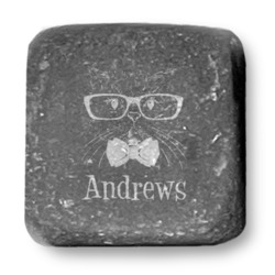 Hipster Cats Whiskey Stone Set (Personalized)