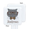 Hipster Cats White Plastic Stir Stick - Single Sided - Square - Approval