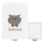 Hipster Cats White Treat Bag - Front & Back View