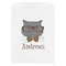 Hipster Cats White Treat Bag - Front View