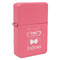 Hipster Cats Windproof Lighters - Pink - Front/Main