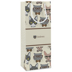 Hipster Cats Wine Gift Bags (Personalized)
