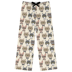 Hipster Cats Womens Pajama Pants - XS