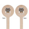 Hipster Cats Wooden 6" Stir Stick - Round - Double Sided - Front & Back