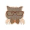 Hipster Cats Wooden Sticker - Main