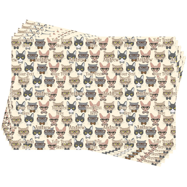 Hipster Cats Wrapping Paper - 5 Sheets Approval