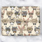 Hipster Cats Wrapping Paper - Main