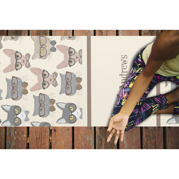 Hipster Cats Yoga Mats - LIFESTYLE