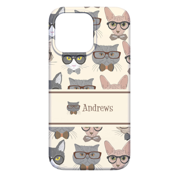Hipster Cats iPhone 13 Pro Max Case - Back