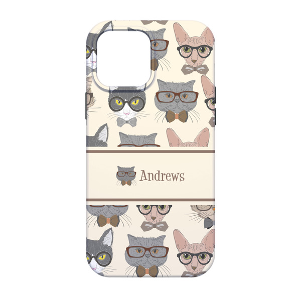 Hipster Cats iPhone 13 Tough Case - Back