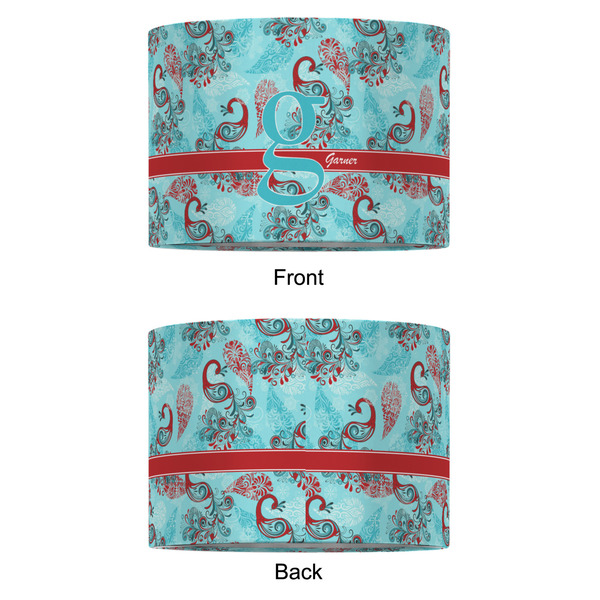 Peacock 12" Drum Lampshade - APPROVAL (Fabric)