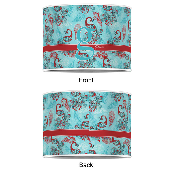 Peacock 12" Drum Lampshade - APPROVAL (Poly Film)