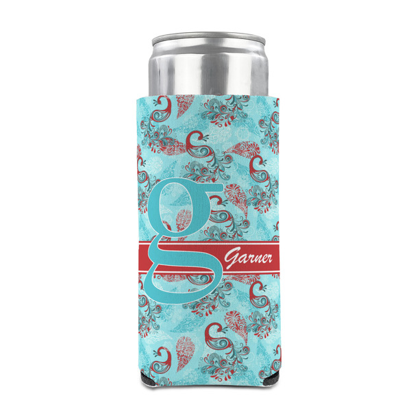 Peacock 12oz Tall Can Sleeve - FRONT (on can)