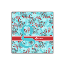 Peacock Wood Print - 12x12 (Personalized)