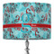 Peacock 16" Drum Lamp Shade - Fabric (Personalized)