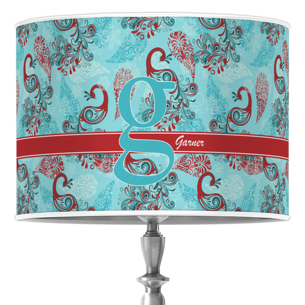Custom Peacock Drum Lamp Shade (Personalized)