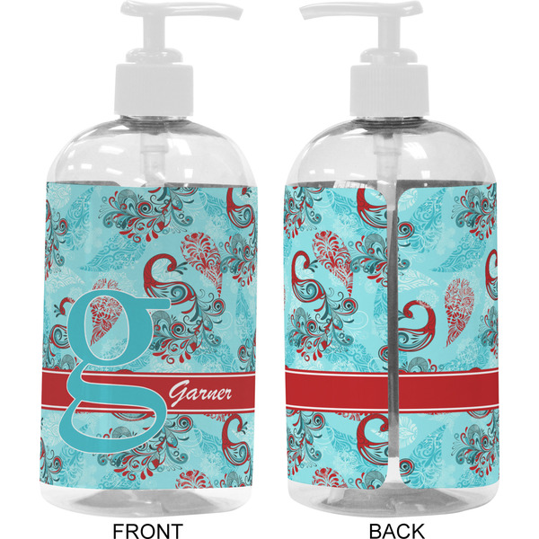 Peacock 16 oz Plastic Liquid Dispenser- Approval- White