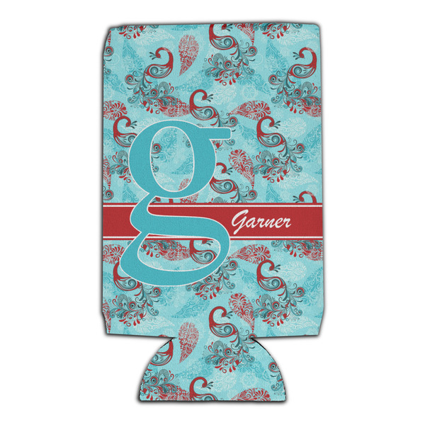 Peacock 16oz Can Sleeve - Set of 4 - FRONT