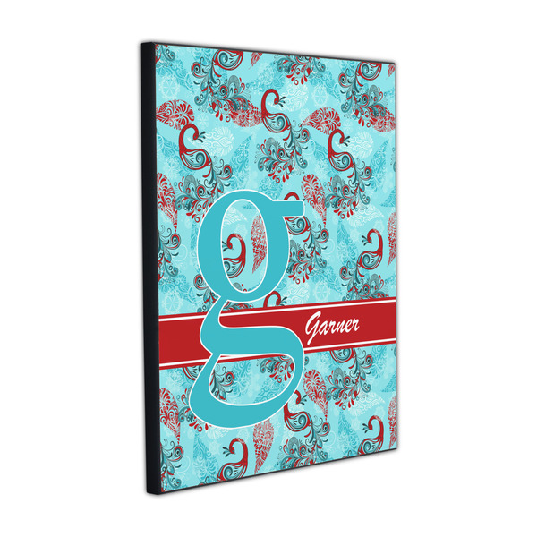 Peacock 16x20 Wood Print - Angle View