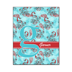 Peacock Wood Print - 16x20 (Personalized)