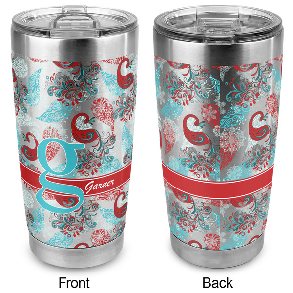 Peacock 20oz SS Tumbler - Full Print - Approval