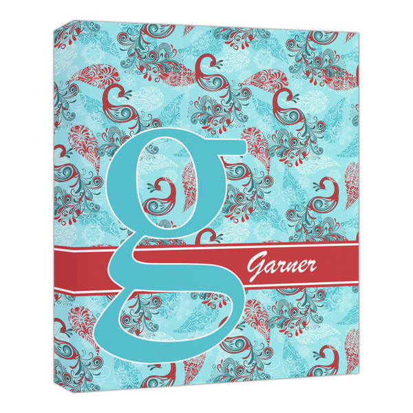 Custom Peacock Canvas Print - 20x24 (Personalized)