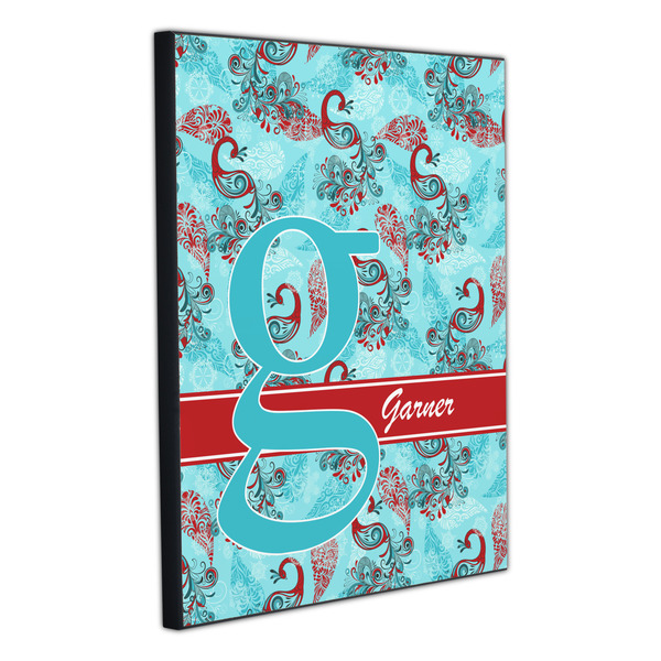 Peacock 20x24 Wood Print - Angle View