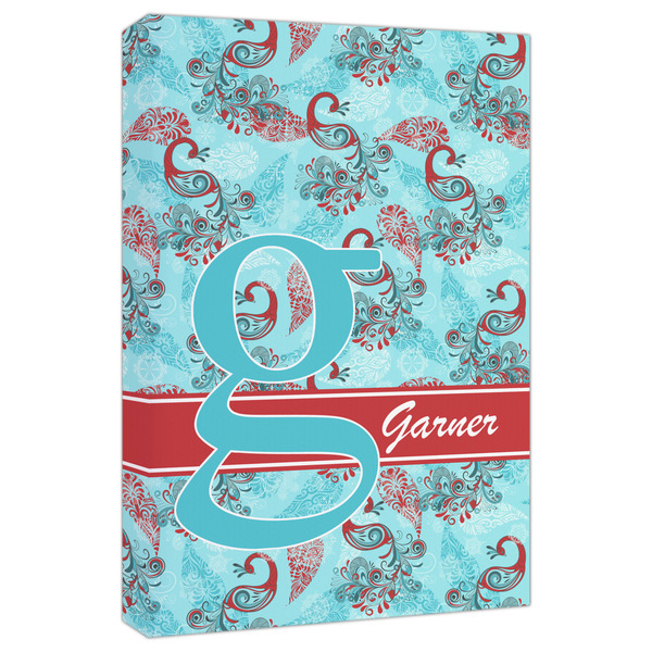 Custom Peacock Canvas Print - 20x30 (Personalized)