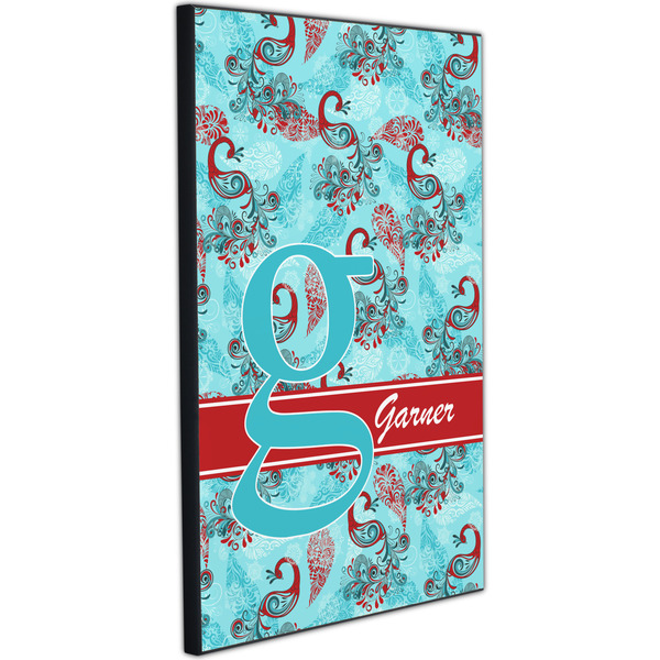 Peacock 20x30 Wood Print - Angle View