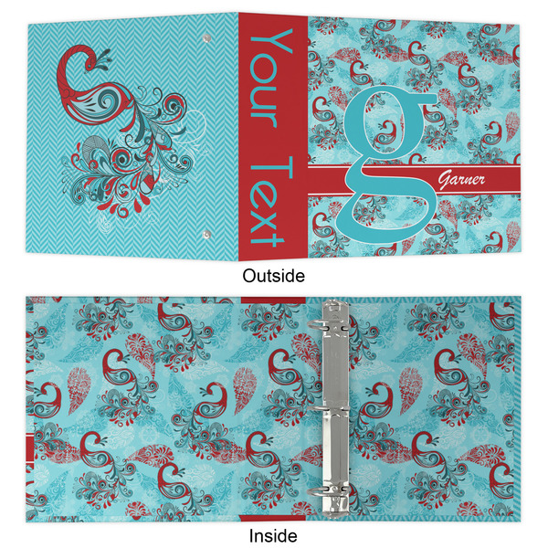 Peacock 3 Ring Binders - Full Wrap - 2" - APPROVAL